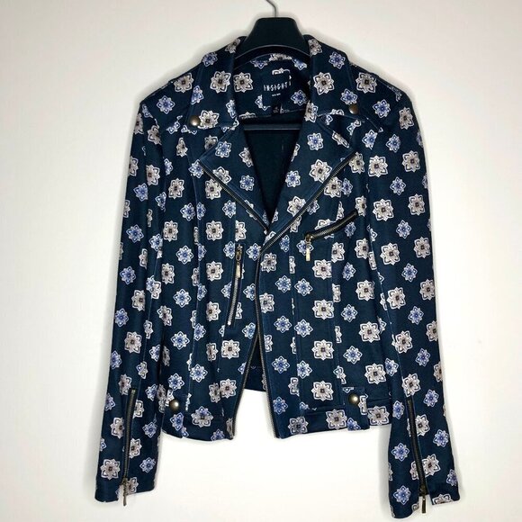 Insight Jackets & Blazers - Insight Moto Style Jacket with Zippers, Grey, Size 12